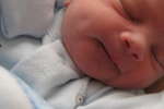 birth announcement of Baby Lucas Ward