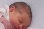 birth announcement of Baby Makayla Rayne Vestal