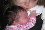 birth announcement of Audrey Sway