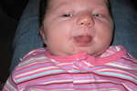 birth announcement of Audrey Sway